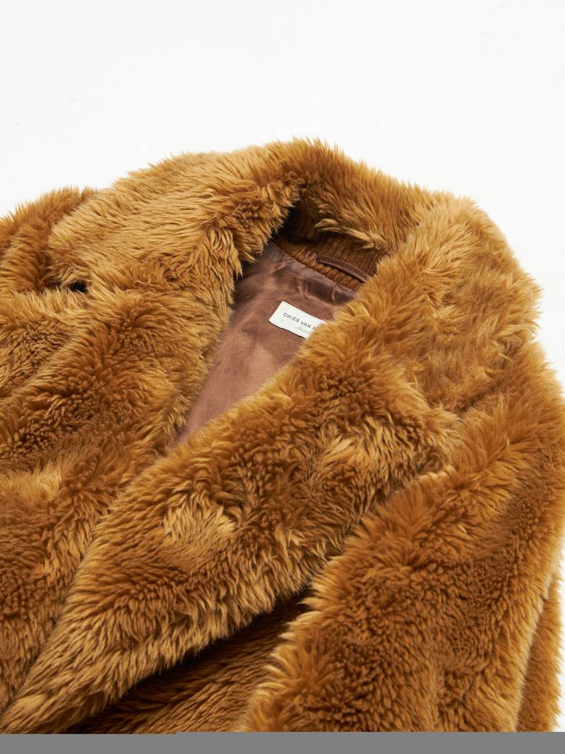 エターナルな魅力【Dries Van Noten】Faux fur coat 242358F059013_1.jpg