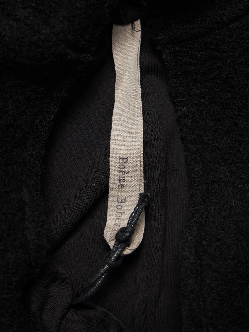 ジャケット・アウター FW12 Poeme Bohemien - Hooded Coat 48 Poeme Bohemien M Black Hooded Zip Up Wool Coat | Garmentory