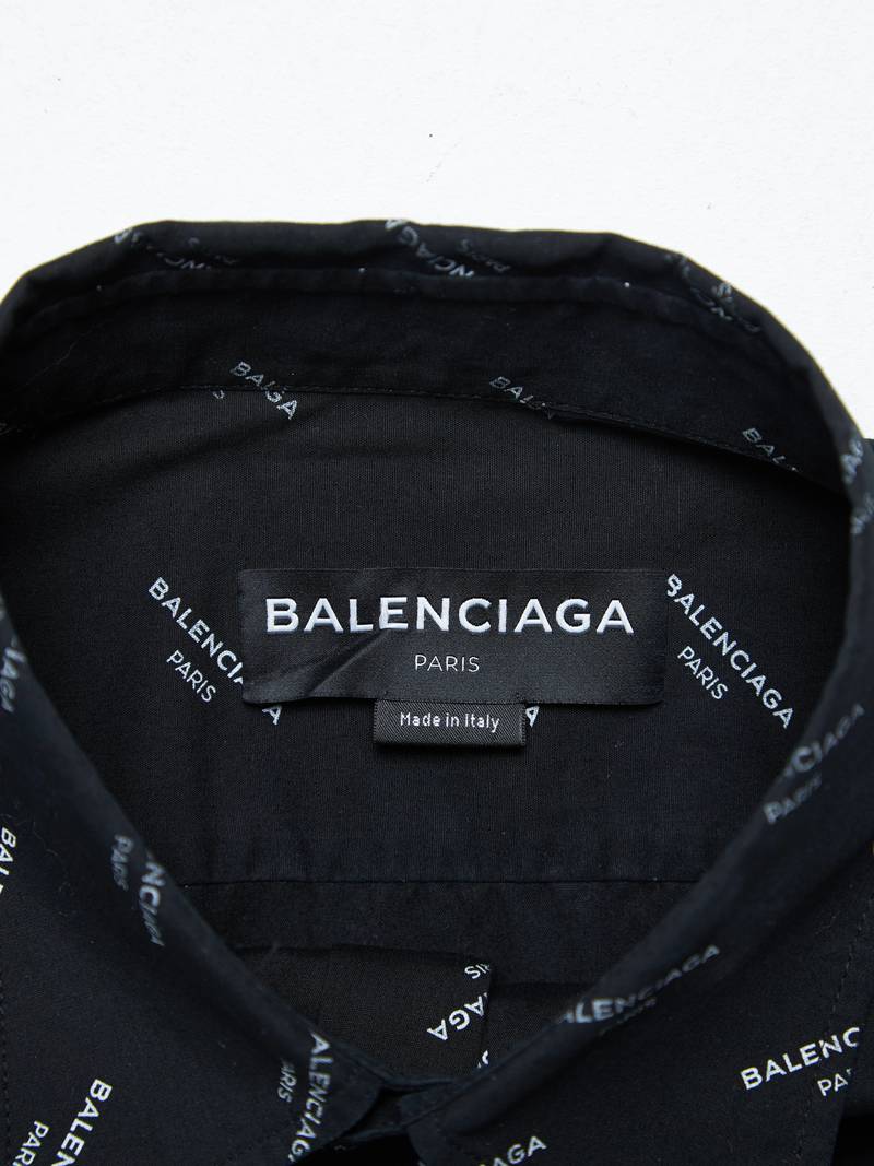 ジャケット BALENCIAGA BLACK COTTON SHIRT Balenciaga - Oversized cotton shirt jacket Balenciaga