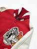 [PRE - LOVED] Hysteric Glamour Patched Cotton and Leather Varsity Bomber Jacket - Red/Milk  - Thumbnail 3