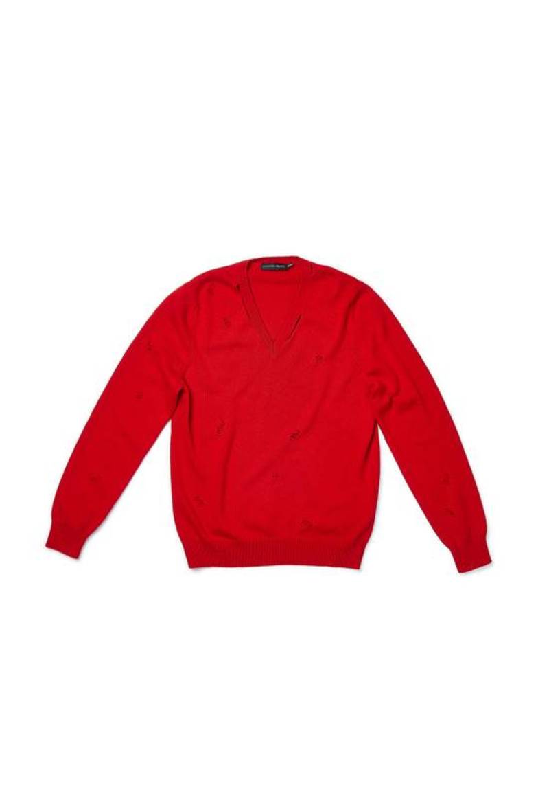 Alexander McQueen Ripped Cashmere Sweater