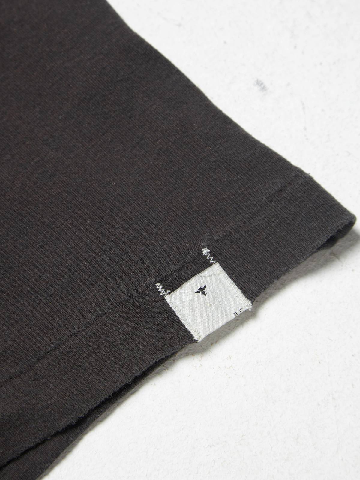 Pre-Loved] Kiminori Morishita Brown Embossed Cotton And Cashmere T 