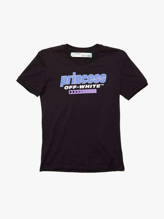 PRE - LOVED] Off-White Black Princess Printed T Shirt | Garmentory