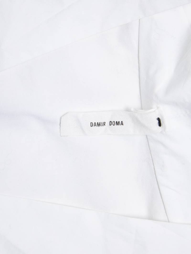 Pre-Loved] Damir Doma White shirt without collar and with