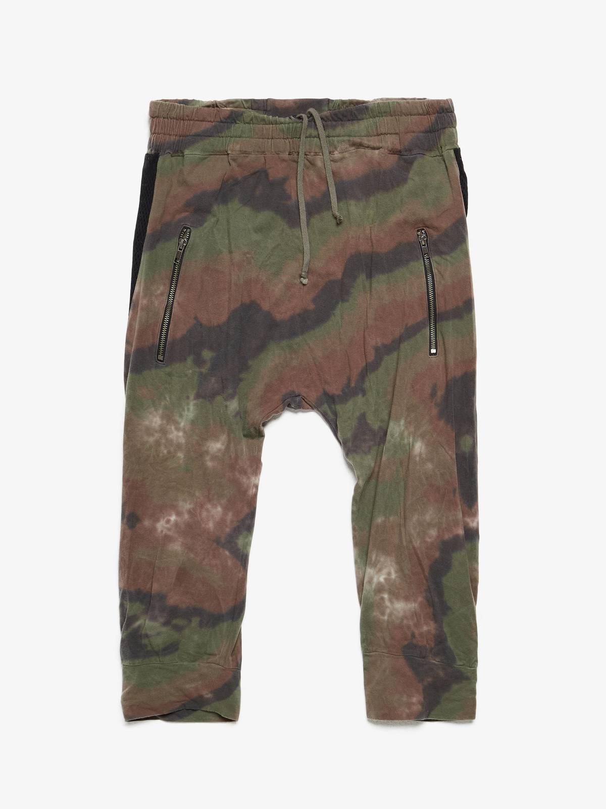 Le Grande Bleu (L.G.B.) Camo Drop Crotch Cotton Sweatpants 