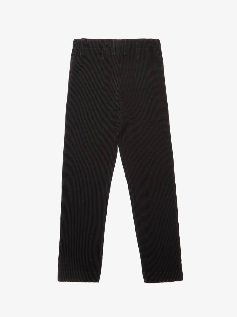 パンツ [HOMME PLISSE] WIDE SLACKS 3 BLACK Pleats Bottoms 3 Pants in Black – SVRN