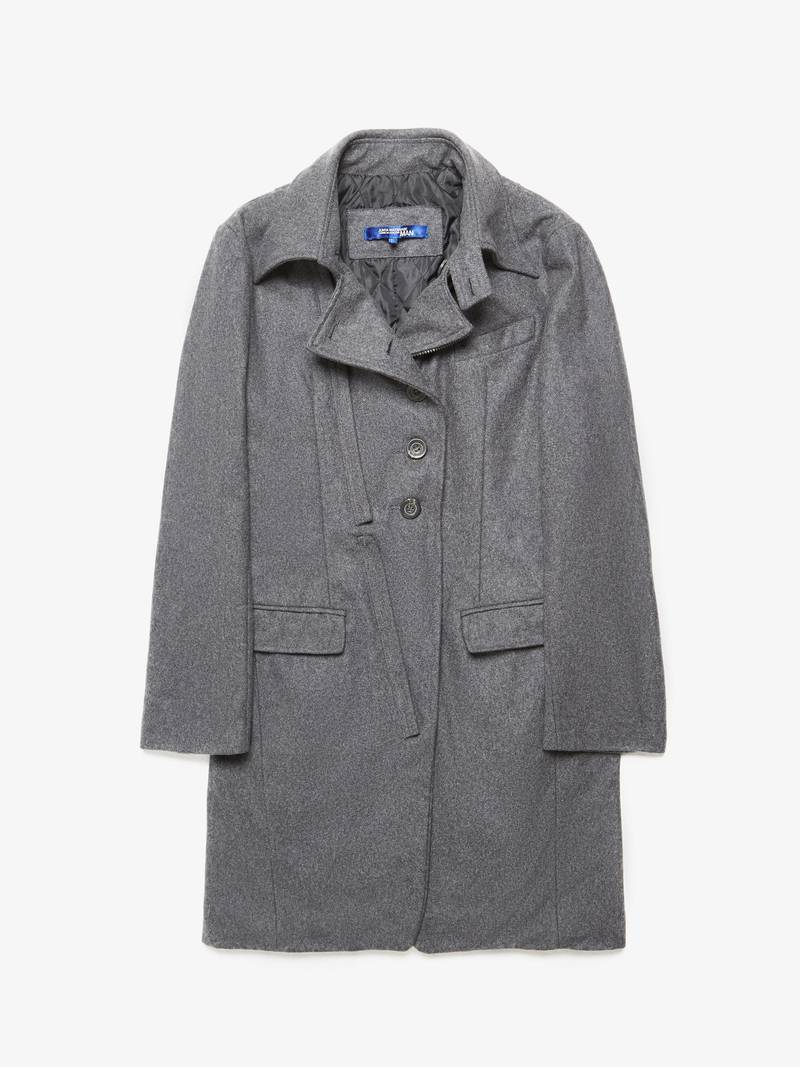 コート COMME DES GARCONS Women Trench Coats GKC0030511 Gray Comme des Garcons × H&M × Vintage Comme des Garcons CDG x