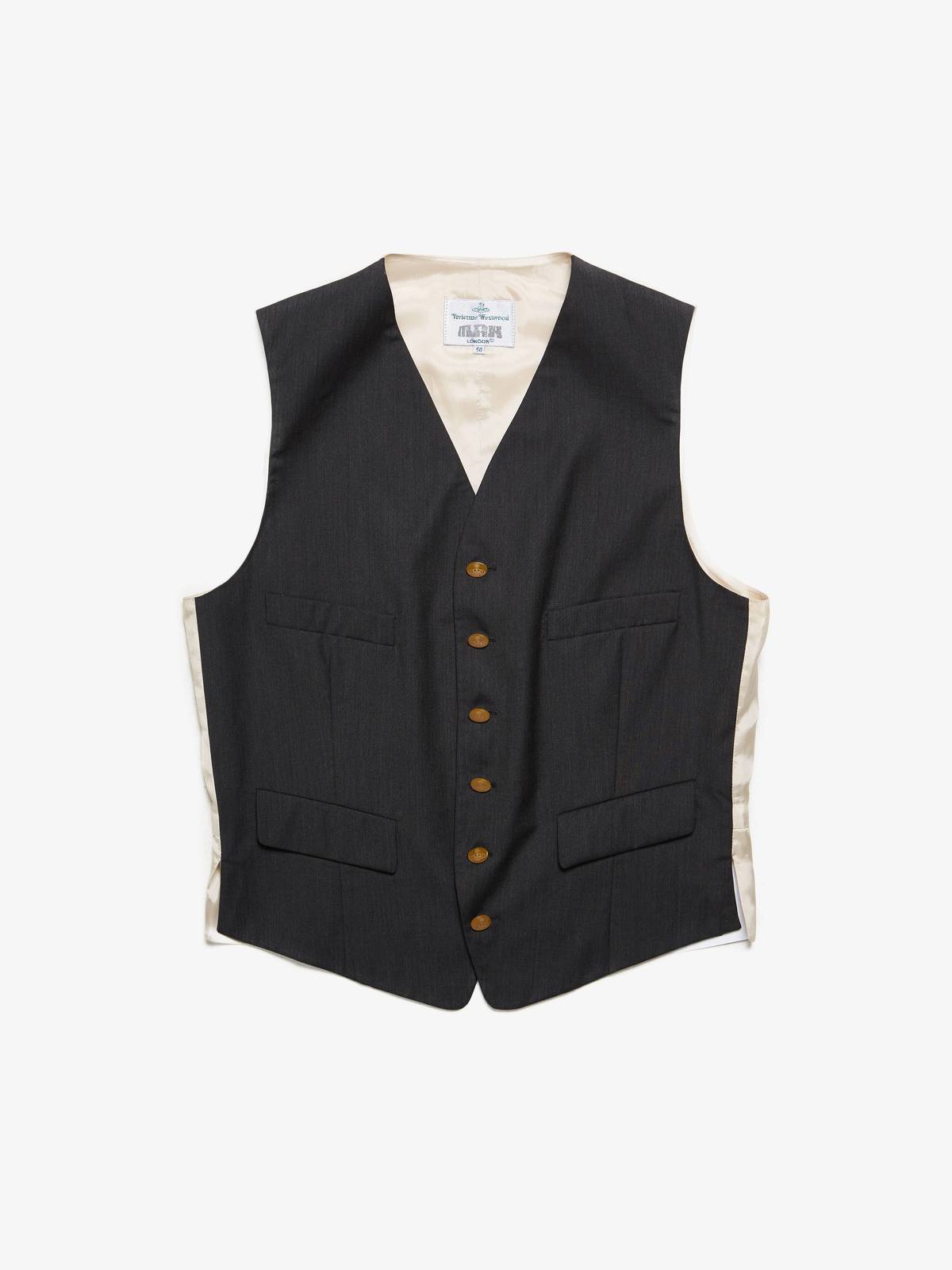 Pre-Loved] Vivienne Westwood Male Two-tone four pocket vest 