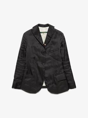Pre - Loved] Paul Harnden Shoemakers Women Silk Blazer - Black
