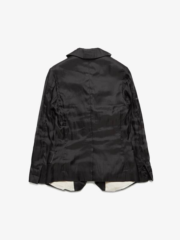 Pre - Loved] Paul Harnden Shoemakers Women Silk Blazer - Black