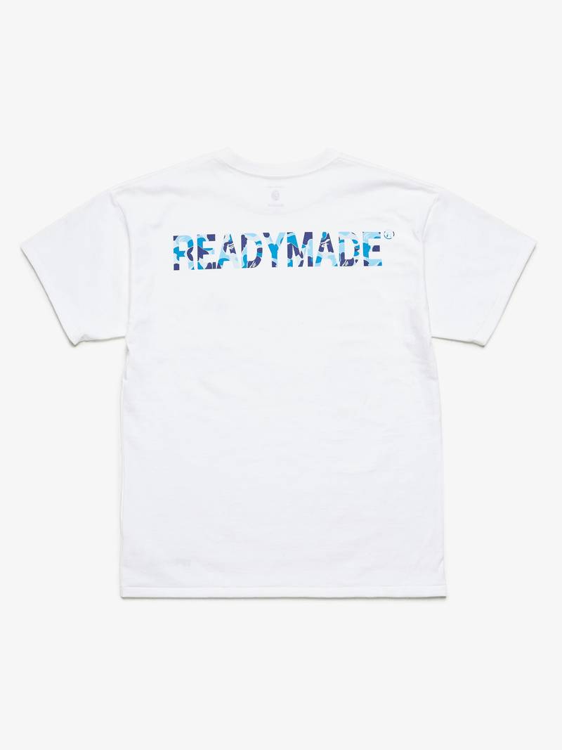 Pre-Loved] READYMADE X Bape White Blue Camo Back Printed