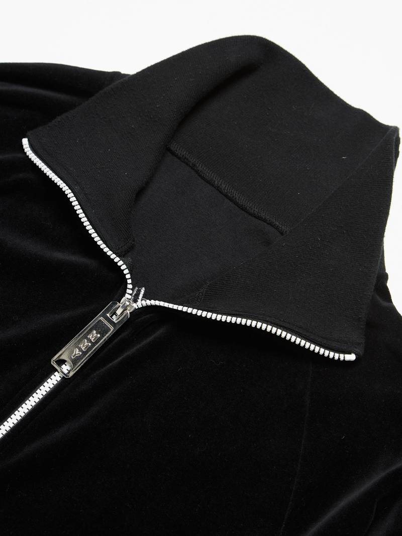 Pre-Loved] Miharayasuhiro Black Velour Skull Printed