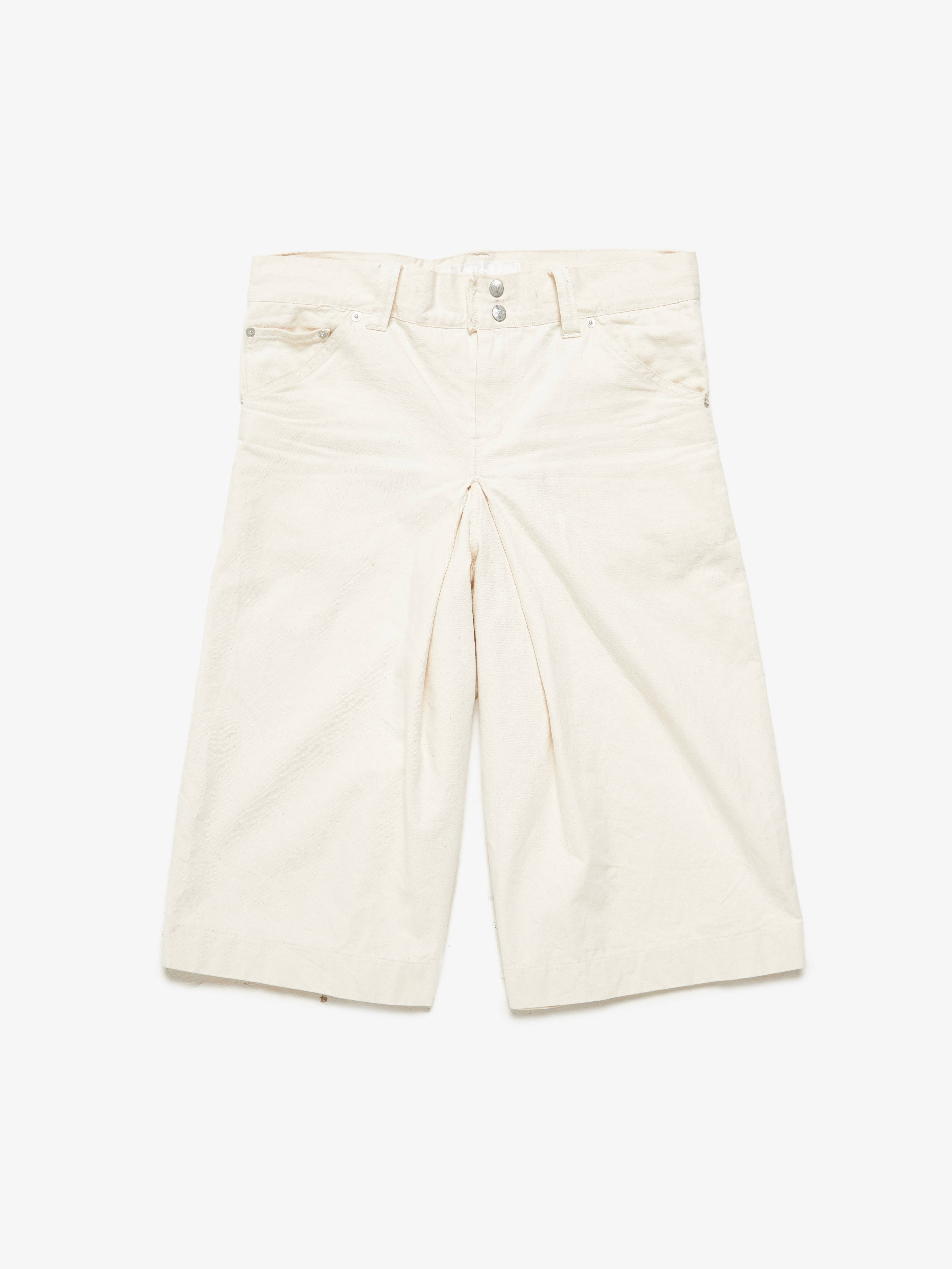 PRE - LOVED] Comme des Garcons X Ganryu Male Hakama Denim Shorts 