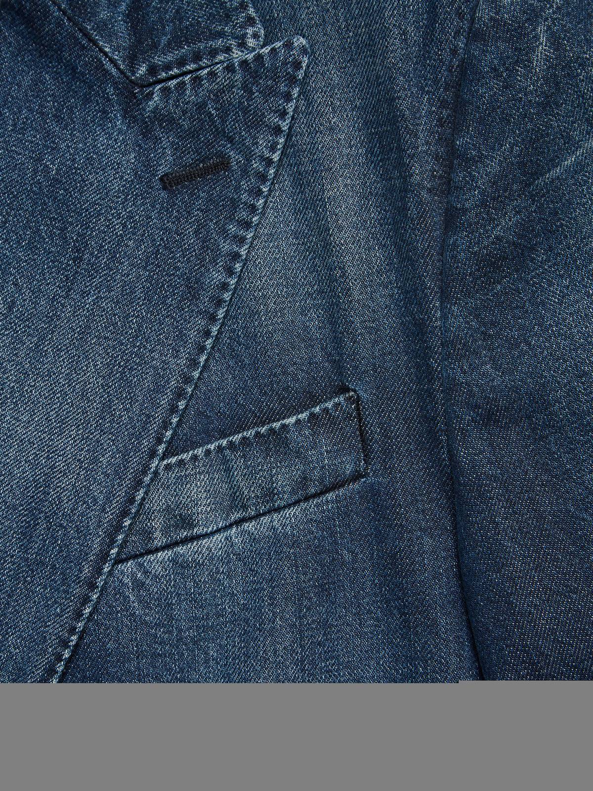 [Pre-Loved] Dolce & Gabbana Navy Denim Blazer Jacket-NAVY - Image 7 of 8