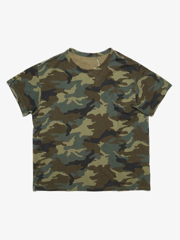 XLサイズAMIRI ALL OVER CAMO CAMP SHIRT グリーン XLサイズAMIRI ALL OVER CAMO CAMP SHIRT グリーン