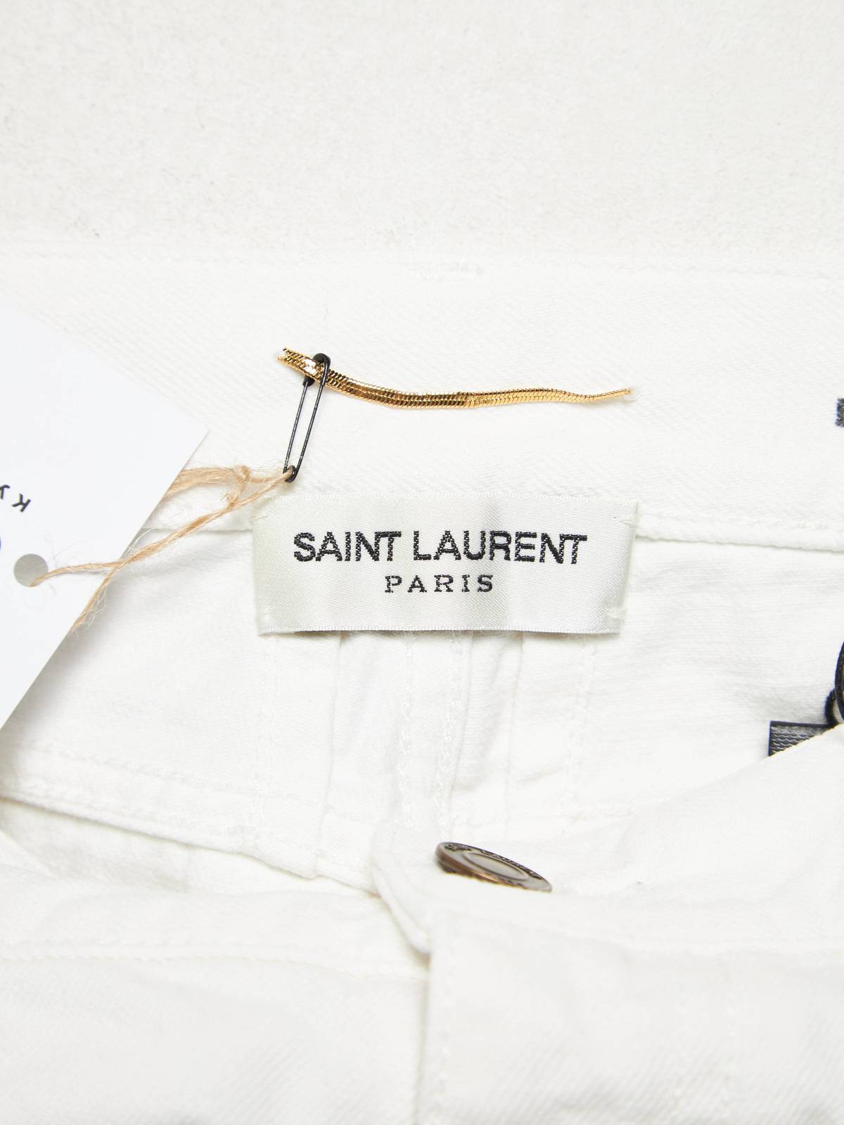 Saint Laurent Paris X Hedi Slimane Straight D15 SS16 Denim