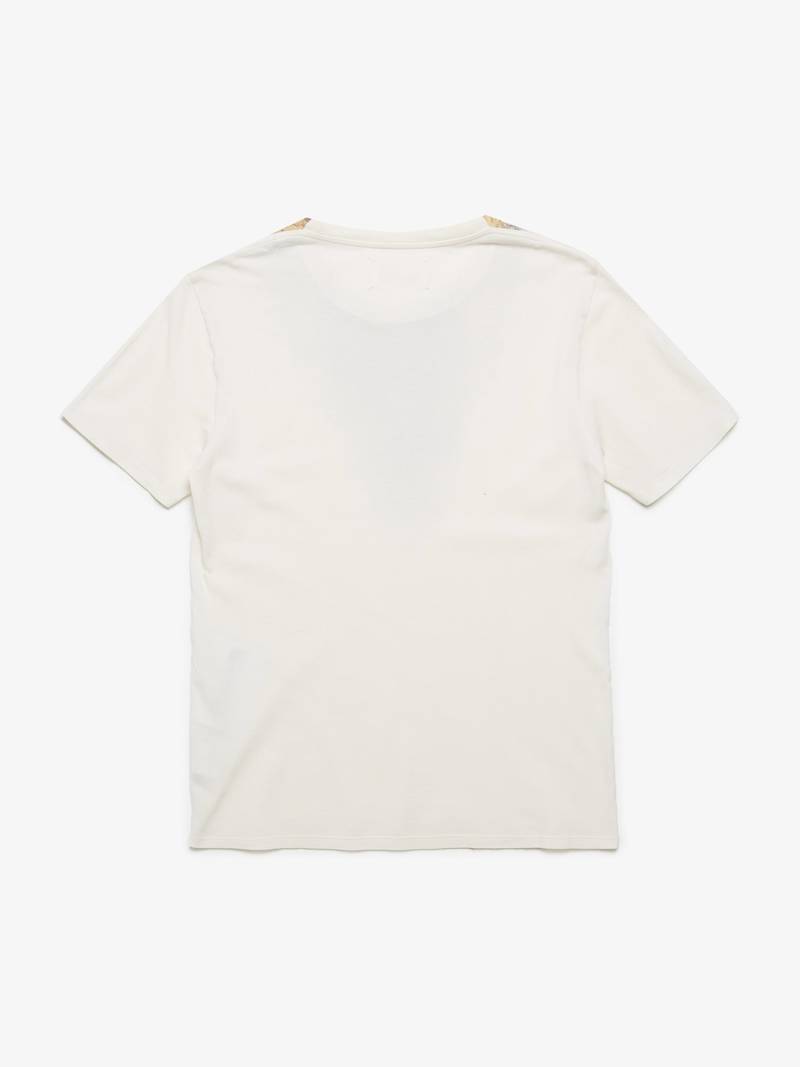 Pre-Loved] Maison Margiela M Ivory Snake Printed Cotton T