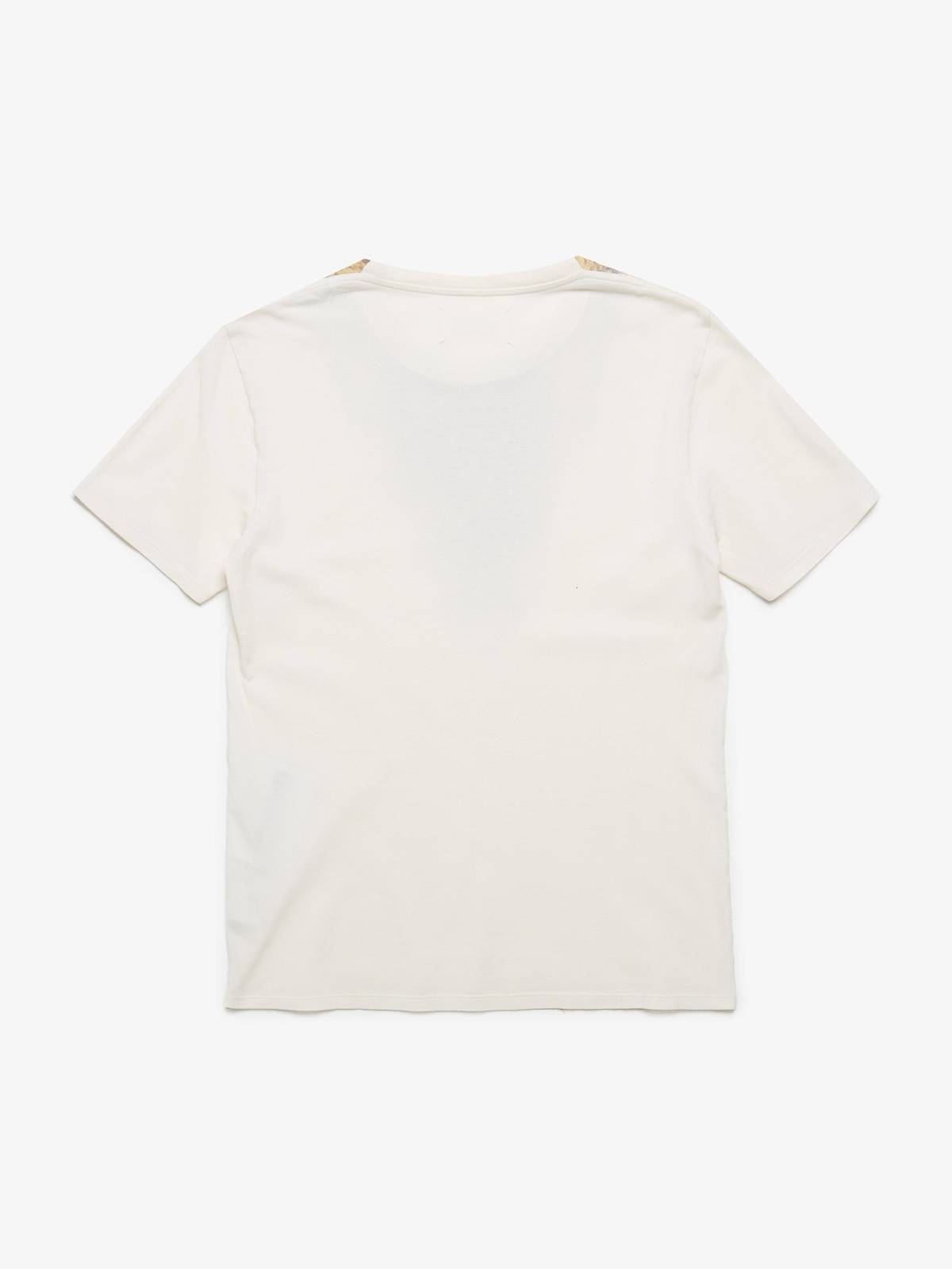 Tシャツ・カットソー MAISON MARGIELA IVORY COTTON BLEND TANK TOP Maison Margiela logo-print Cotton T-shirt | Grey | FARFETCH
