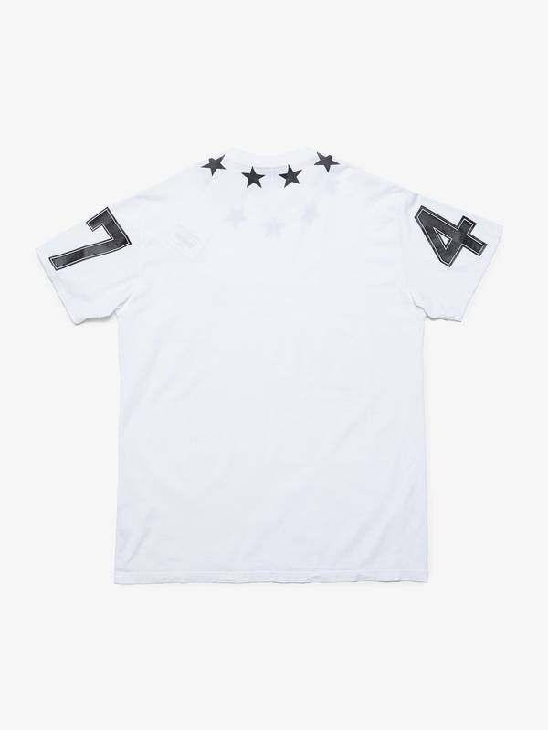 Givenchy White Star Printed Cotton T-Shirt | Garmentory