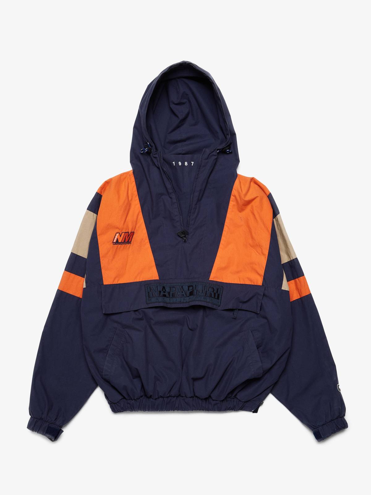 PRE - LOVED] Martine Rose X Napapijri Oversized Navy and Orange A 