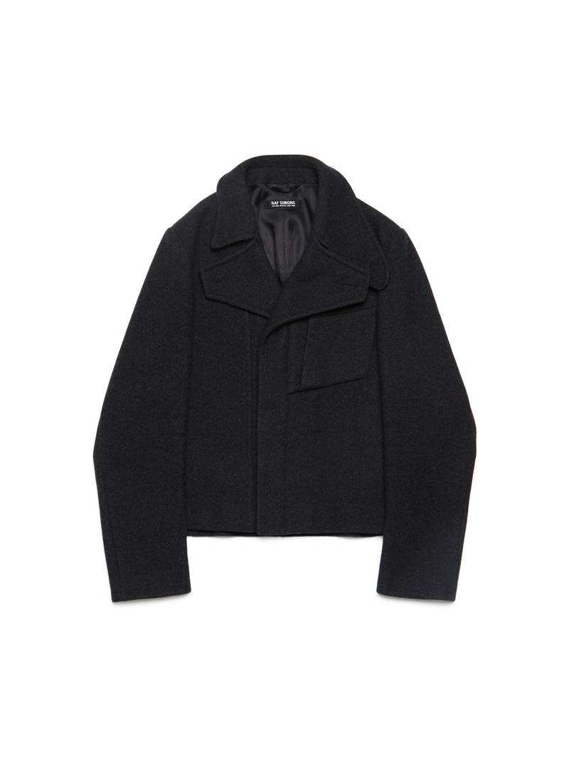 Raf Simons Archive AW08-09 Gray Napoleon Coat | Garmentory