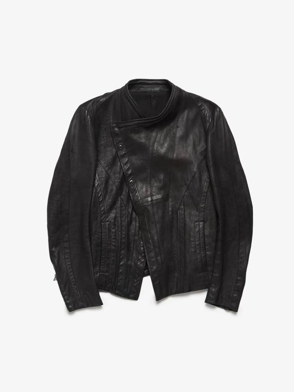 Julius 7 Black Calf Leather Jacket | Garmentory