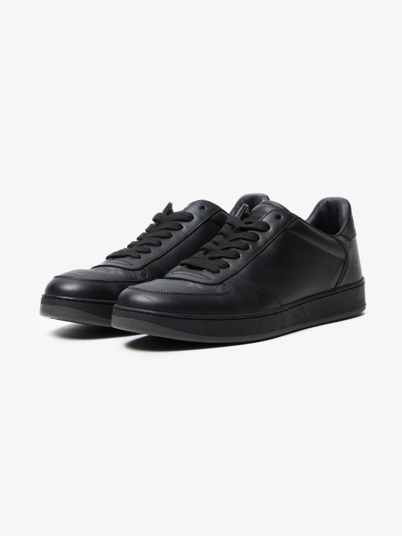 Pre - Loved] Louis Vuitton Male Leather Logo Printed Low Top