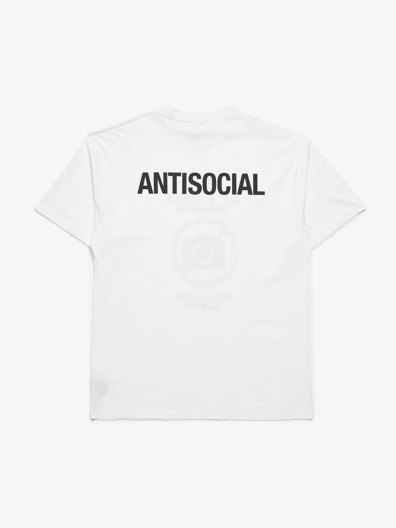 Vetements White No Photo Printed Cotton T-Shirt | Garmentory
