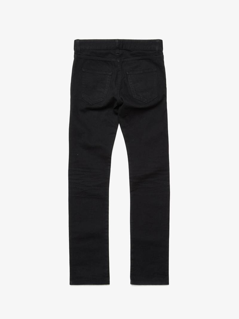 Saint Laurent Paris Black Slim Cotton Jeans | Garmentory