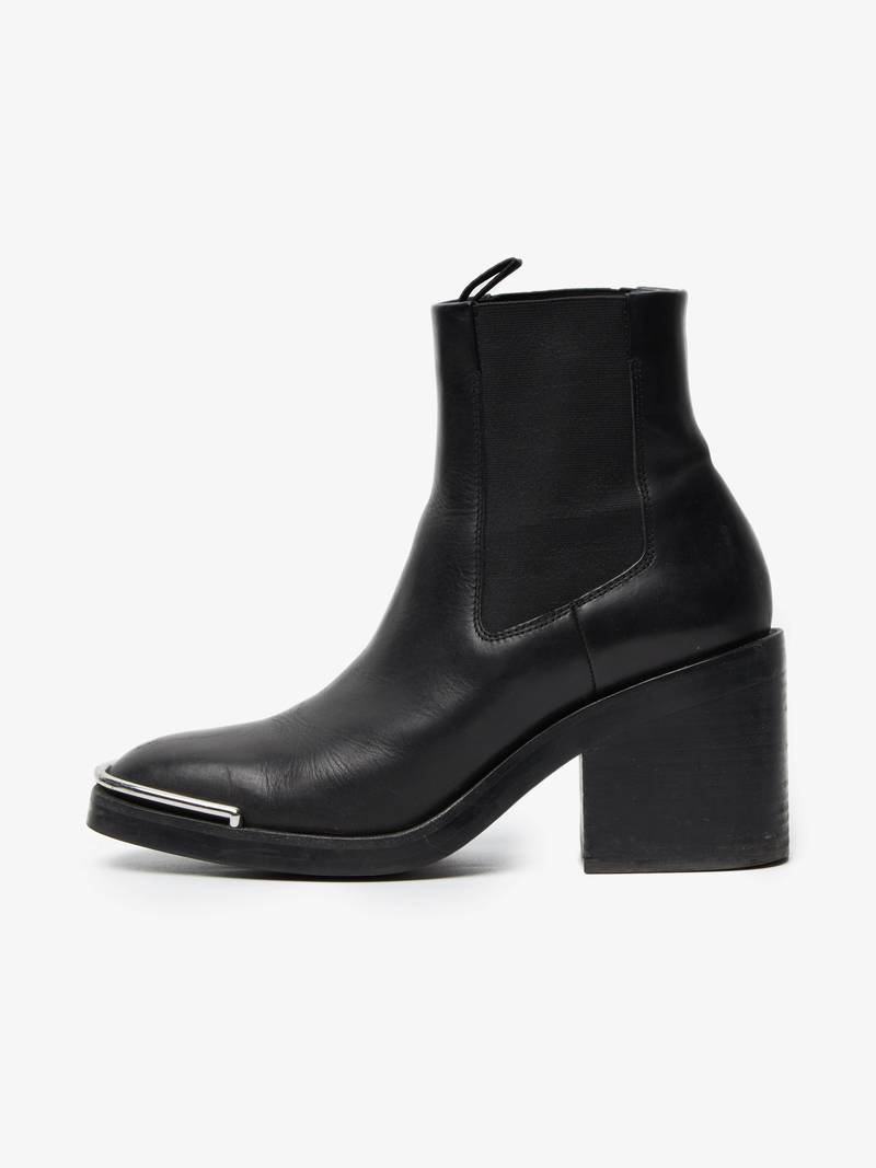 Pre - Loved] Alexander Wang Women Metal Detailed Leather