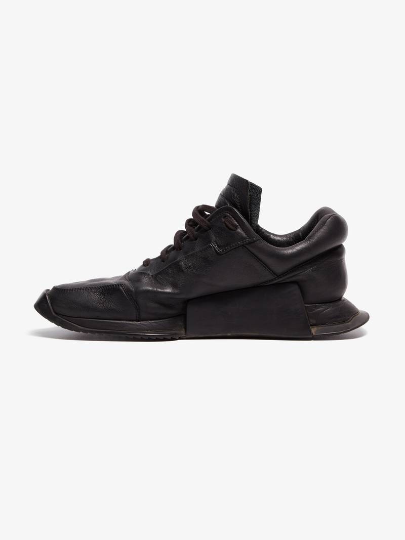 美品 RICK OWENS X ADIDAS Level Runner RICKOWENSblackleatherlowtopsne