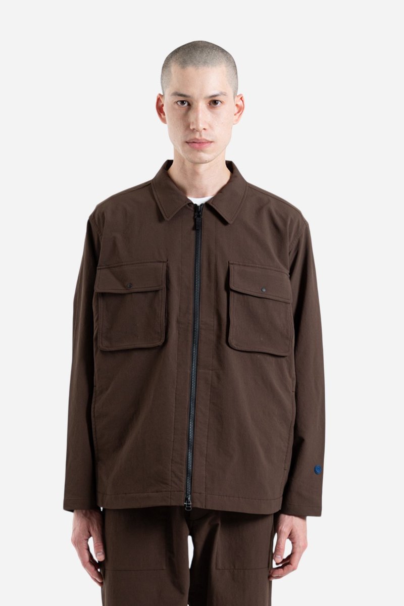 Nanamica ALPHADRY Shirt Jacket - Brown | Garmentory