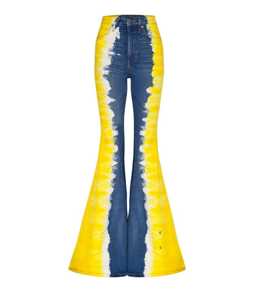 COUT DE LA LIBERTE HEIDE STRETCH DENIM - YELLOW | Garmentory