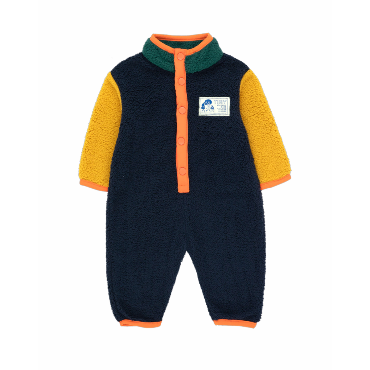 tinycottons】 BEARS POLAR ONE-PIECE Kids Tinycottons Color Block
