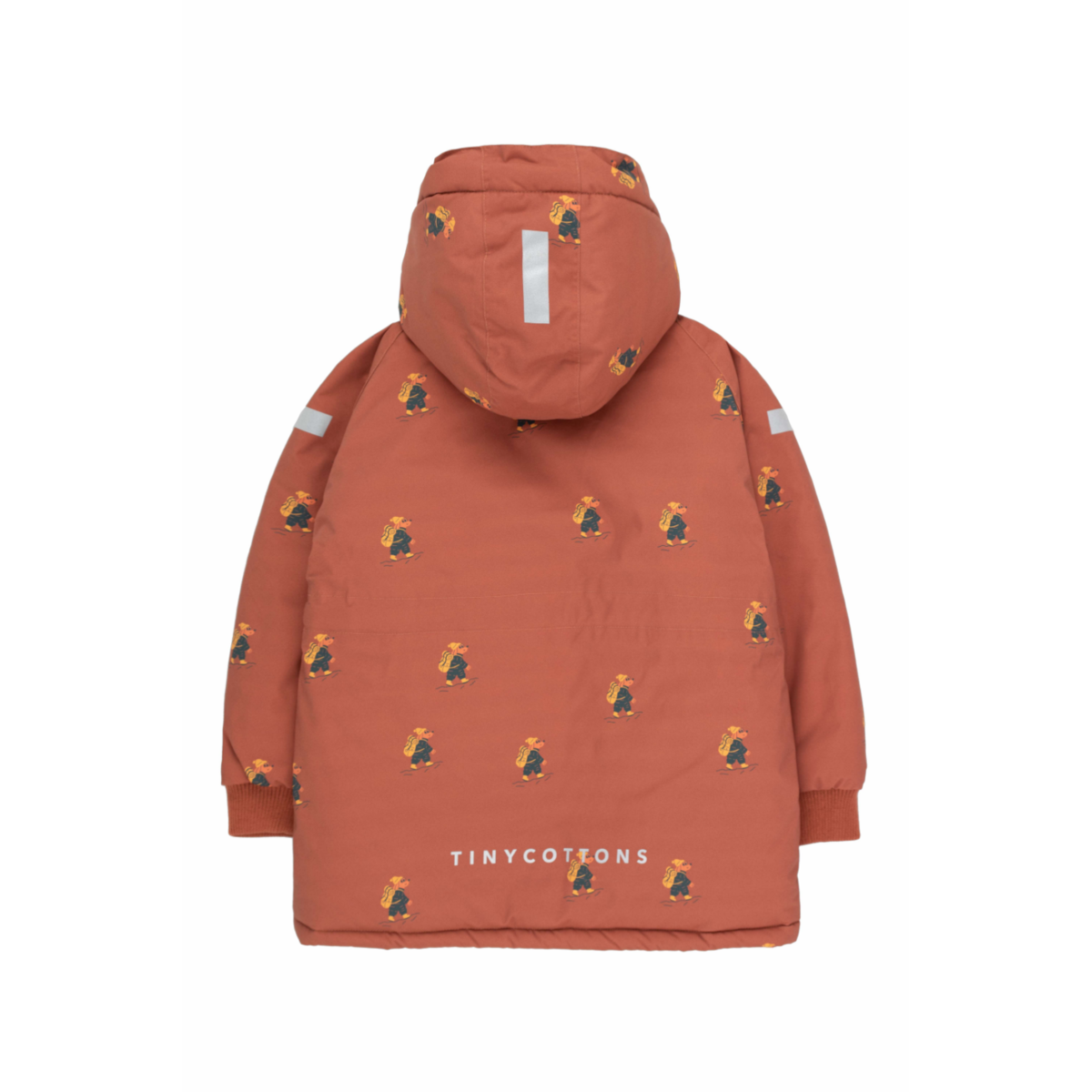 Kids Tinycottons Explorers Snow Jacket - Dark Copper | Garmentory