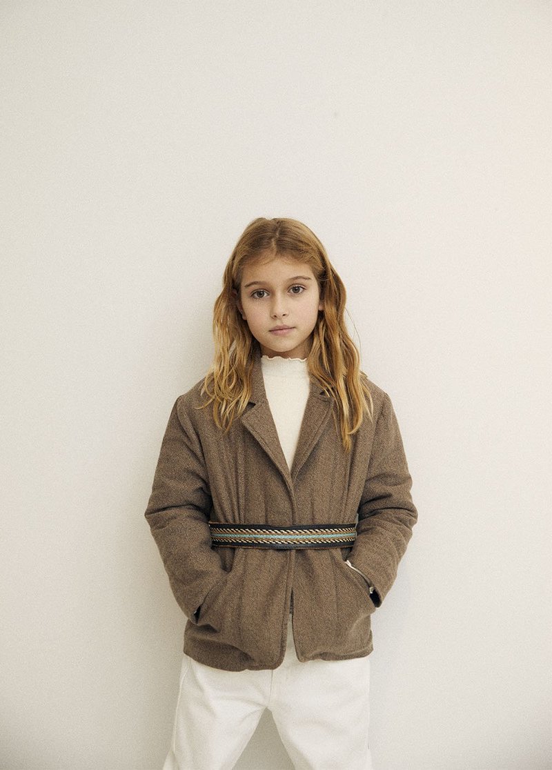 Kids The New Society Betsy Kid's Long Sleeve T-Shirt - Natural