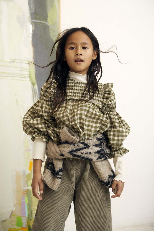 Kids The New Society Betsy Kid's Long Sleeve T-Shirt - Natural