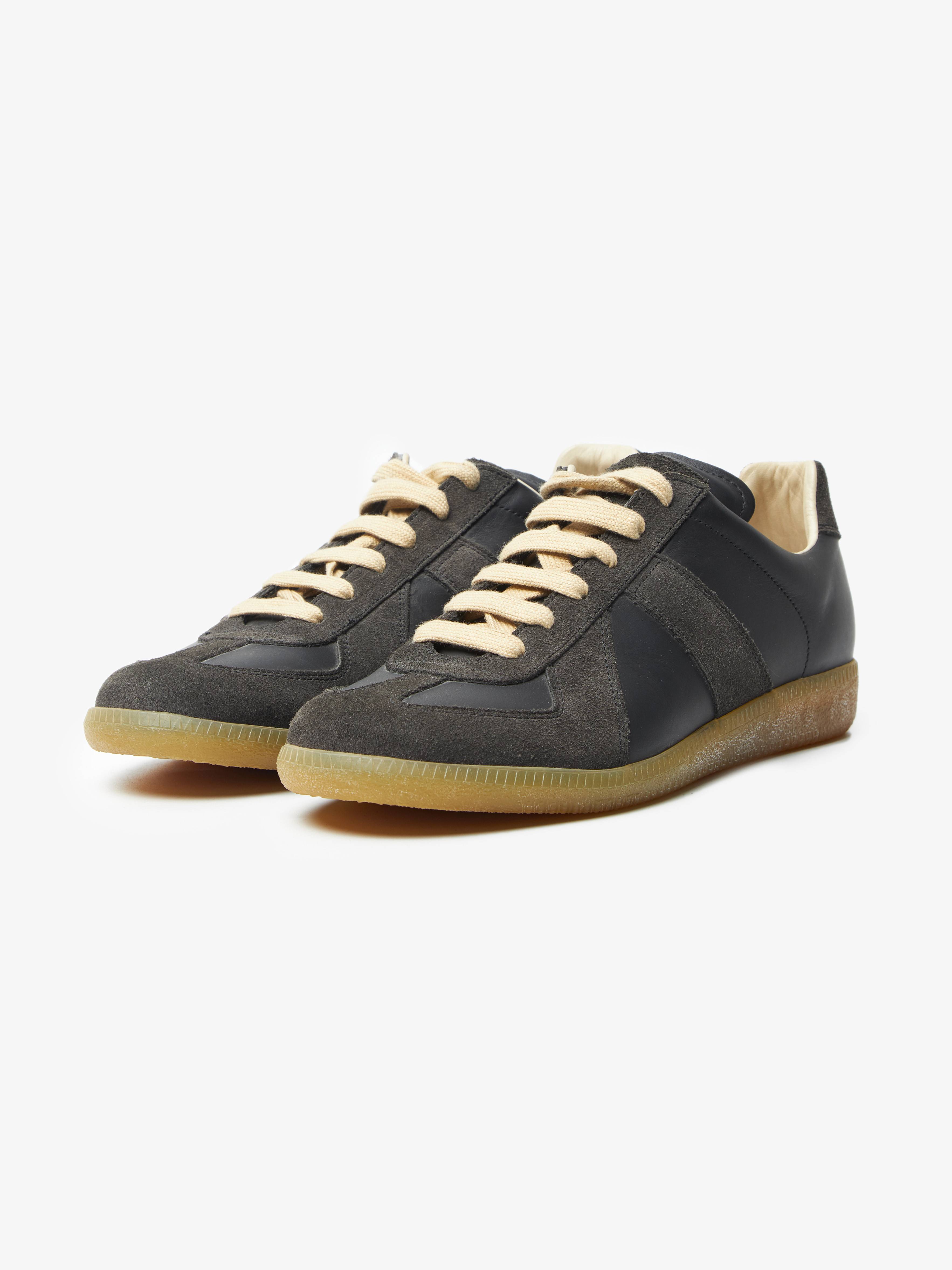 Pre-Loved] Maison Margiela Replica Neoprene and Leather Low