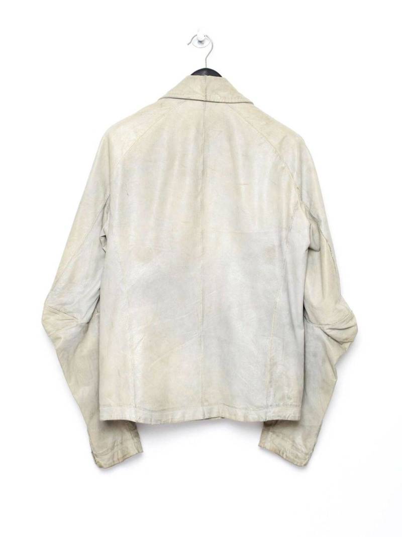 Carol Christian Poell Milk Scarstitch Leather Jacket | Garmentory