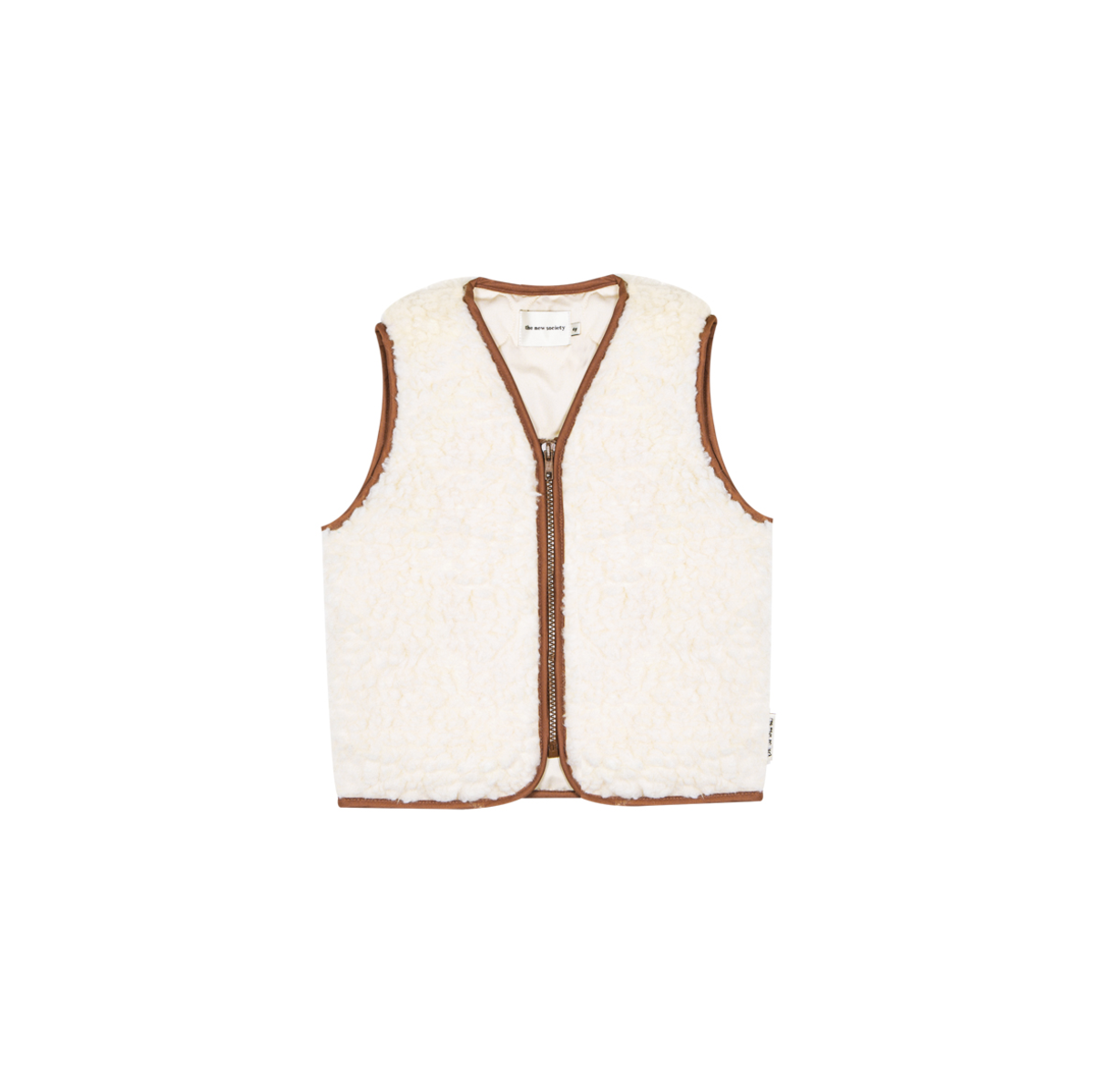 Kids The New Society Gabrielle Kid's Waistcoat - Natural - Image 2 of 3