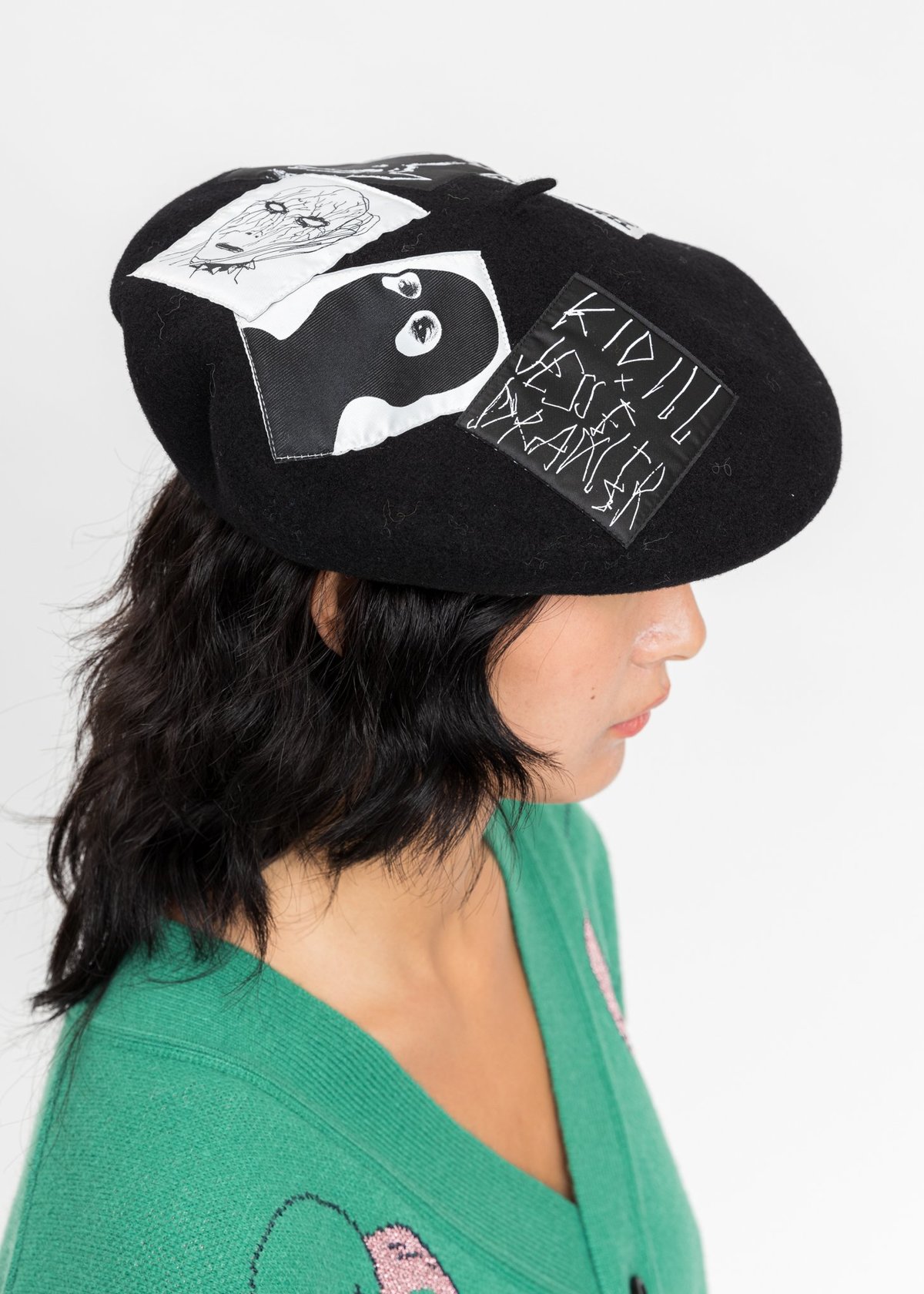 KIDILL×CA4LA 22-23AW Big Fur Hat black