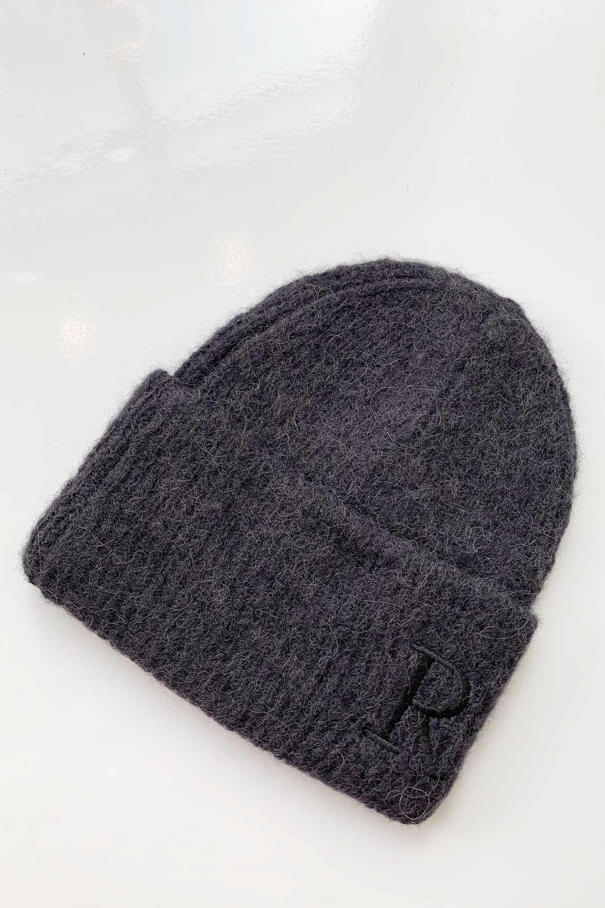 Rodebjer Sendina Hat Beanies - Charcoal Grey | Garmentory display picture 3