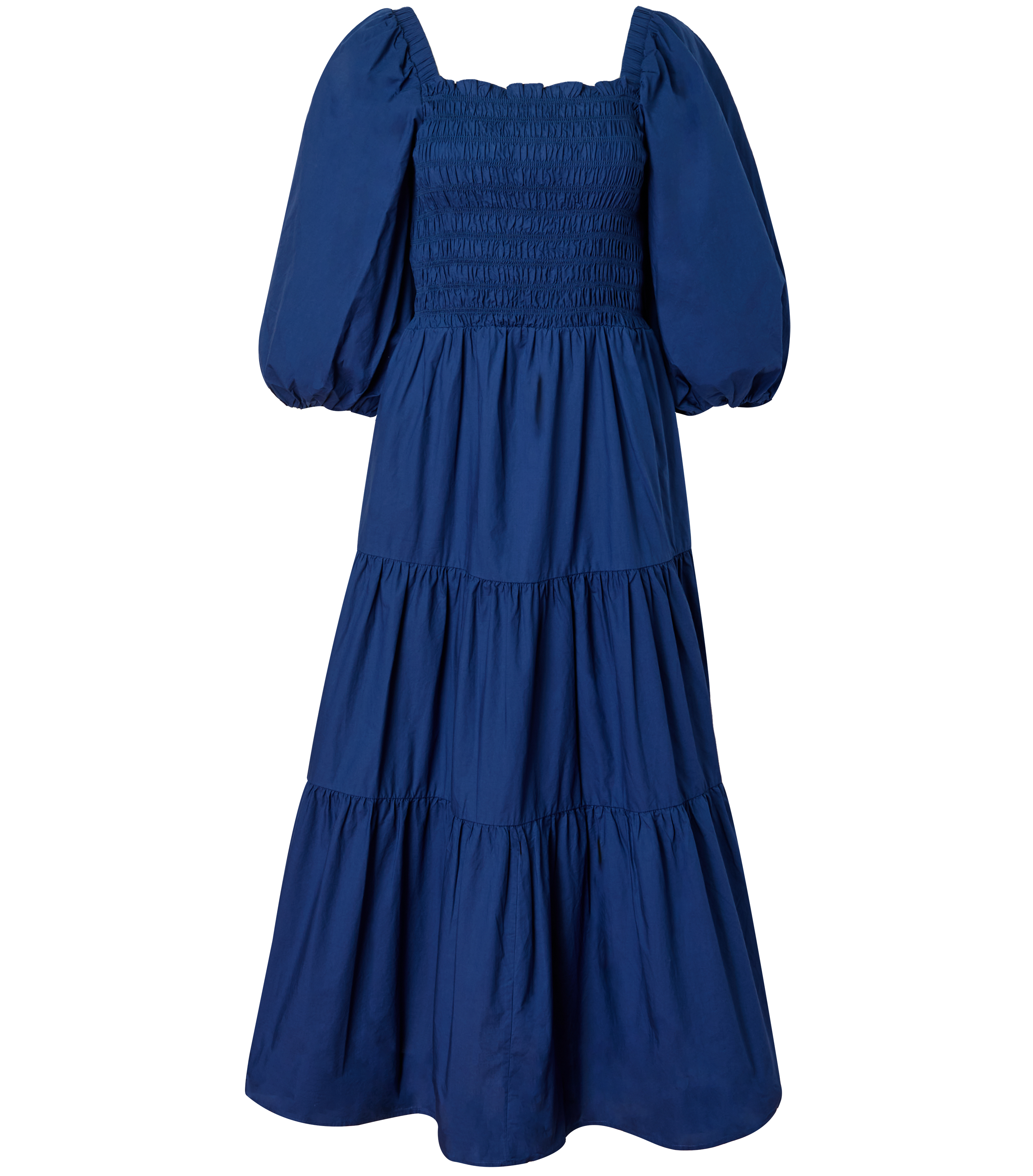 Sea NY Claudine Puff Sleeve Smocked Dress | Garmentory