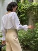 Vintage Hermès Wool Pants - Cream - Thumbnail 7