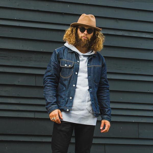 Developer Jacket Benzak Denim Developers BDJ-02 RIDER JACKET - Vintage Indigo Selvedge ...