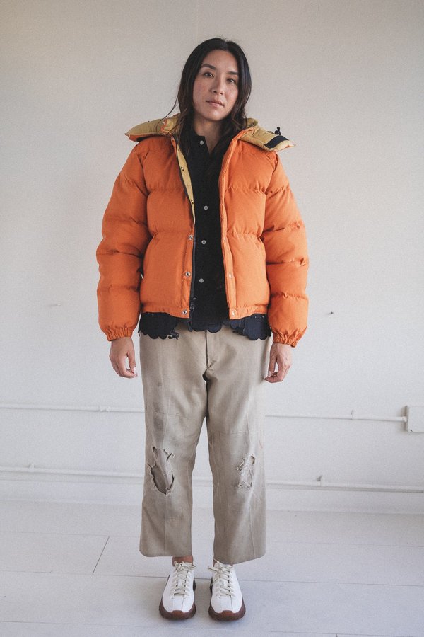 Crescent Down Works Down Sweater - Rust | Garmentory