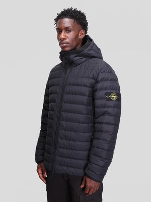 Stone Island O-Cotton/R-Nylon Tela Down Jacket - Navy | Garmentory
