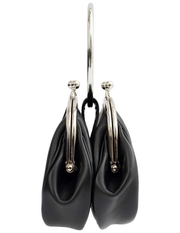 Y's with metal ring handle Bag - Black | Garmentory