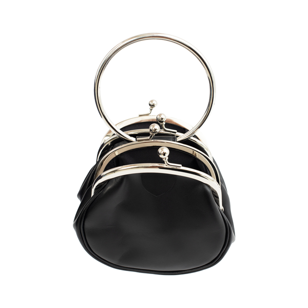 Y's with metal ring handle Bag - Black | Garmentory