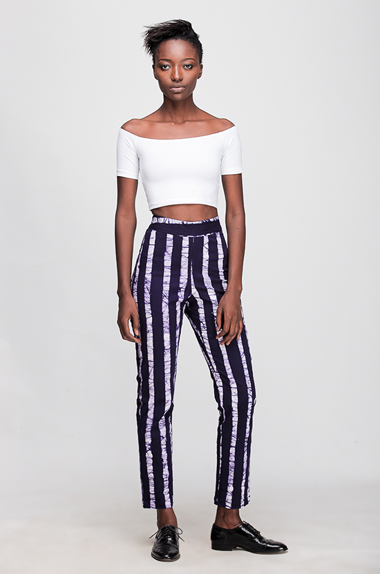 OSei-Duro Vapos Trouser in Marine Stripe OSei-Duro Vapos Trouser in Marine Stripe